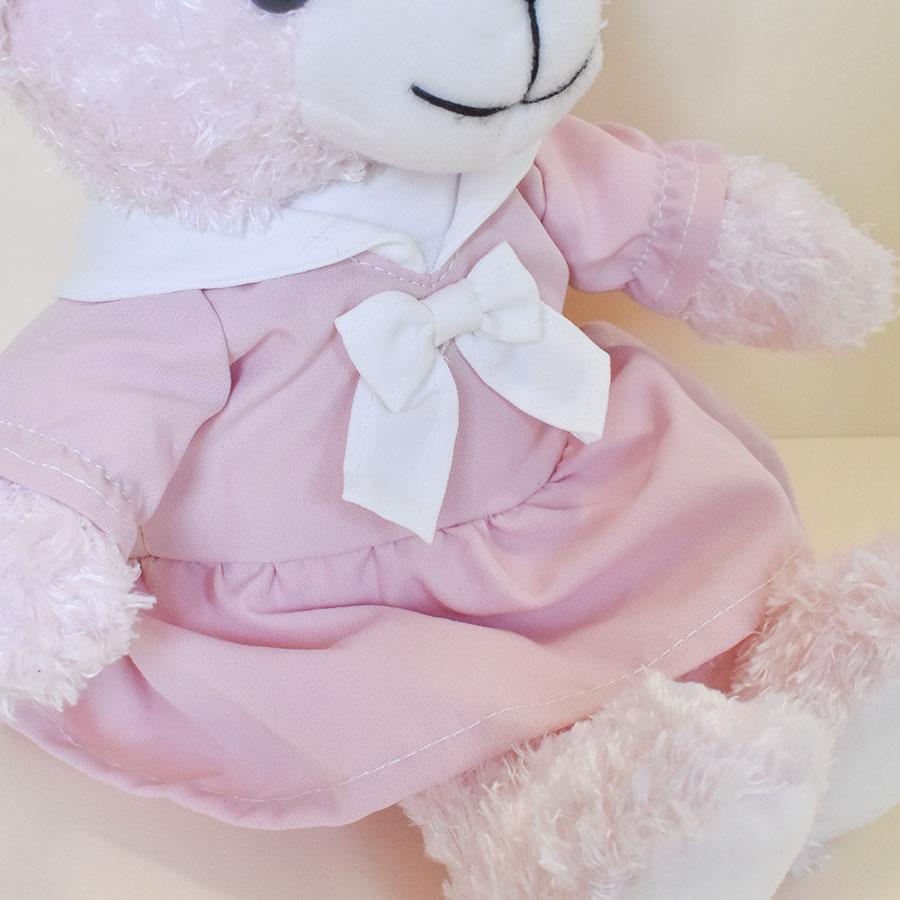 ぬいぐるみ 洋服 ワンピース ピンク M 春夏24新作 ベアウェア 着せ替え ぬい服 プレゼント｜dearbear｜06