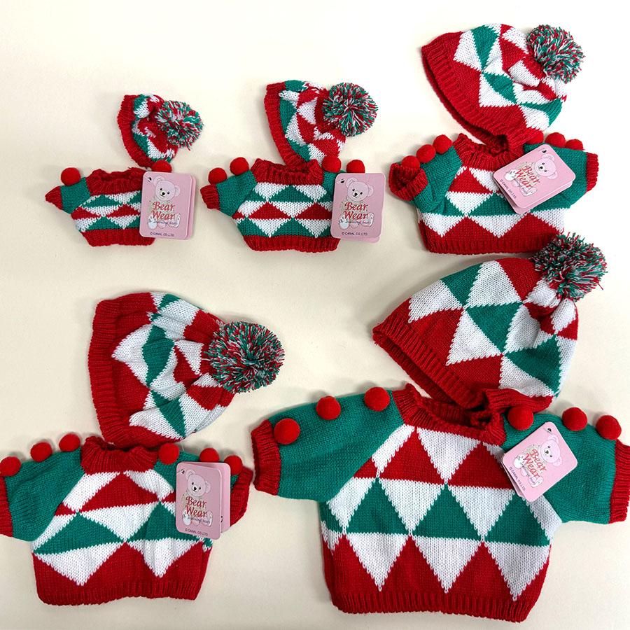 BEAR STEARNS ぬいぐるみ ロゴ入りセーター付き BEAR STEARNS ぬいぐるみ ロゴ入りセーター付き テディベア