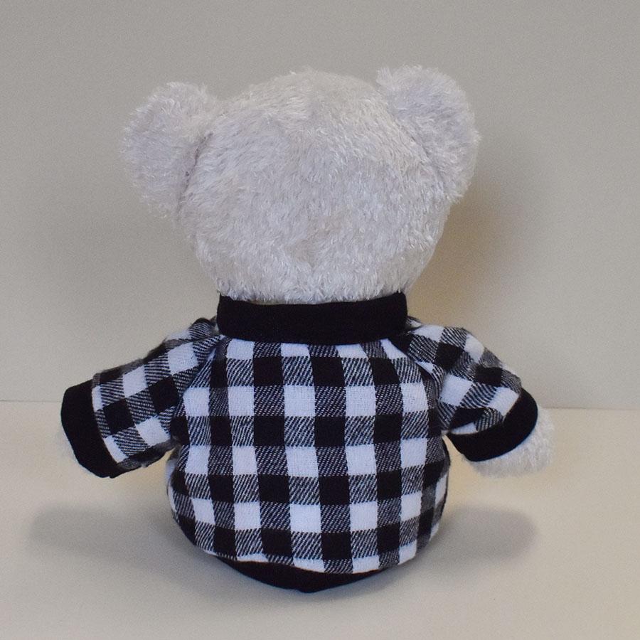 クッキー　ぬい　衣装　チェック ぬい服】ぬいぐるみ用ギンガムチェックワンピース&うさ耳ヘッド