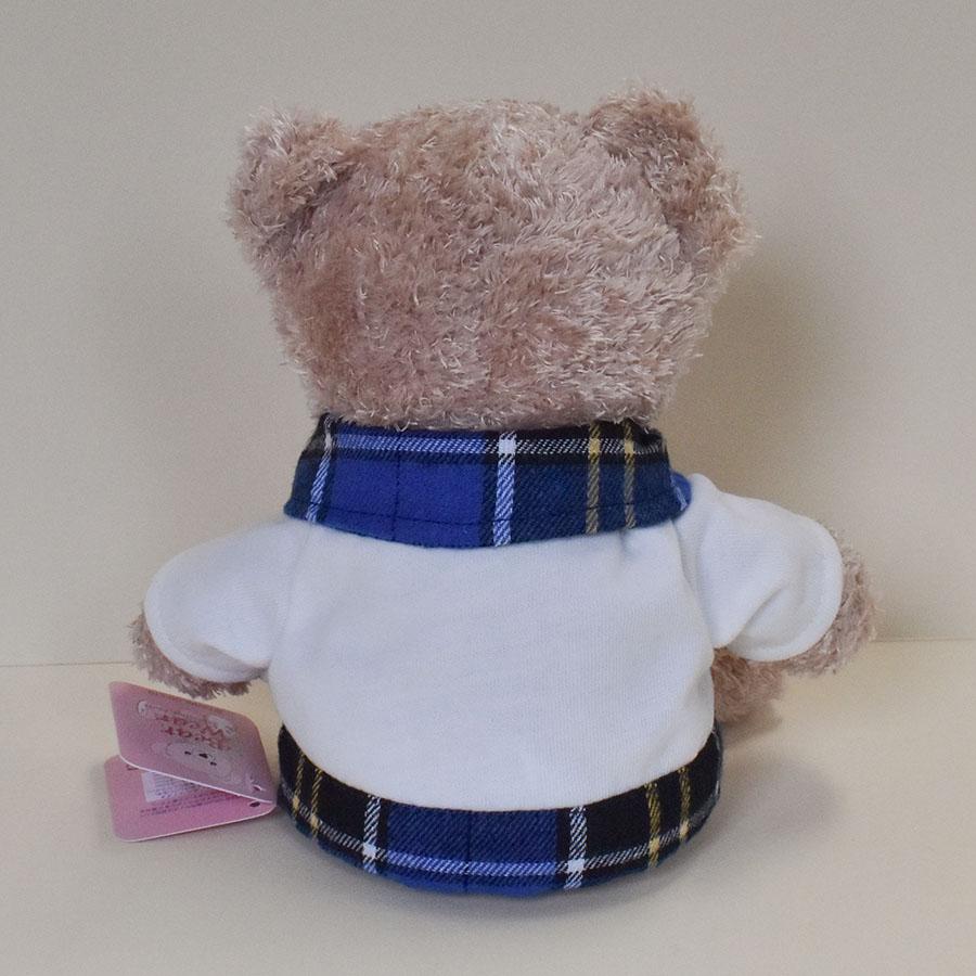 Bear Wear（ベアウェア） ぬいぐるみ 洋服 シャツ ホワイト＆チェック