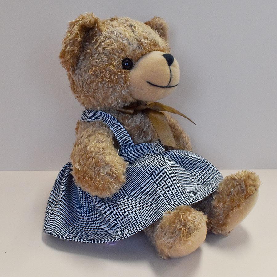 Bear Wear（ベアウェア） ぬいぐるみ 洋服 スカート グレンチェック S