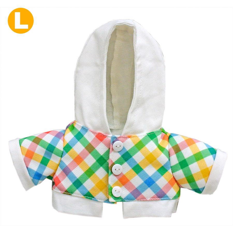 Bear Wear（ベアウェア） ぬいぐるみ 洋服 パーカー チェック L 春夏