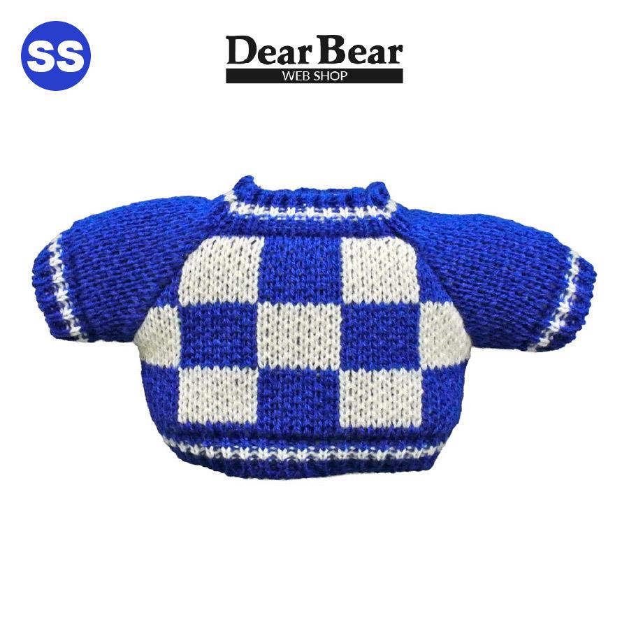 Bear Wear（ベアウェア） ぬいぐるみ 洋服 セーター ブロックチェック