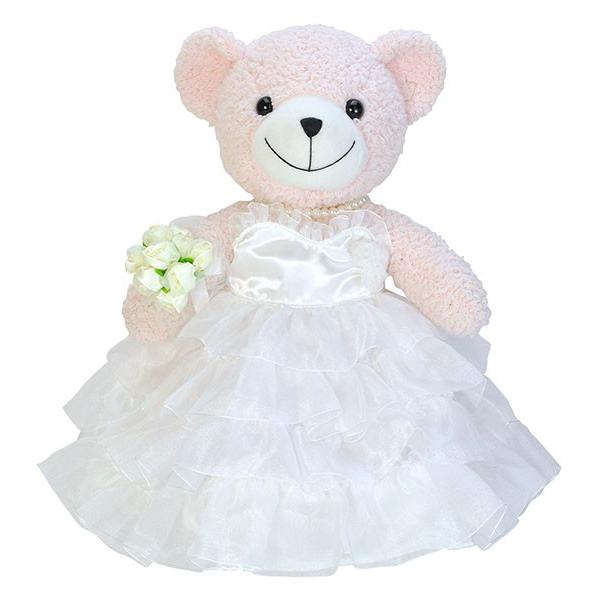 ウエディングドレスセット フリル Ll ぬいぐるみ 服 お祝い プレゼント ギフト Lll Dear Bear 通販 Yahoo ショッピング