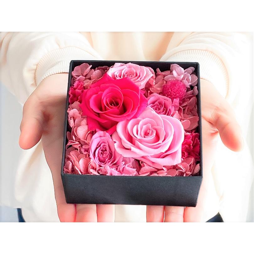 赤いプリザーブドローズ 花束 Dear Bouquet（ディアブーケ） プレゼント 女性 赤いバラ 花