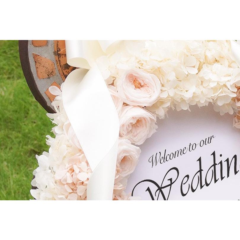 ウェルカムボード 結婚式 リース ウェディング プリザーブドフラワー