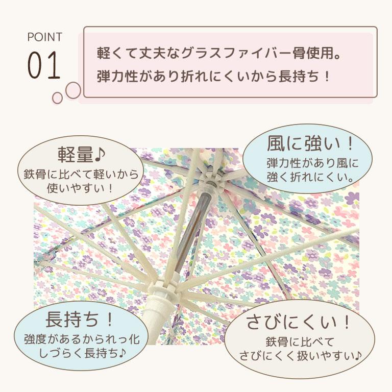 傘 子供 キッズ おしゃれ 女の子 男の子 かさ 子供用 かわいい 雨具 保透明窓 レイングッズ オレンジボンボン ザジーザップス 45cm 50cm 55cm yu da010 |  | 03