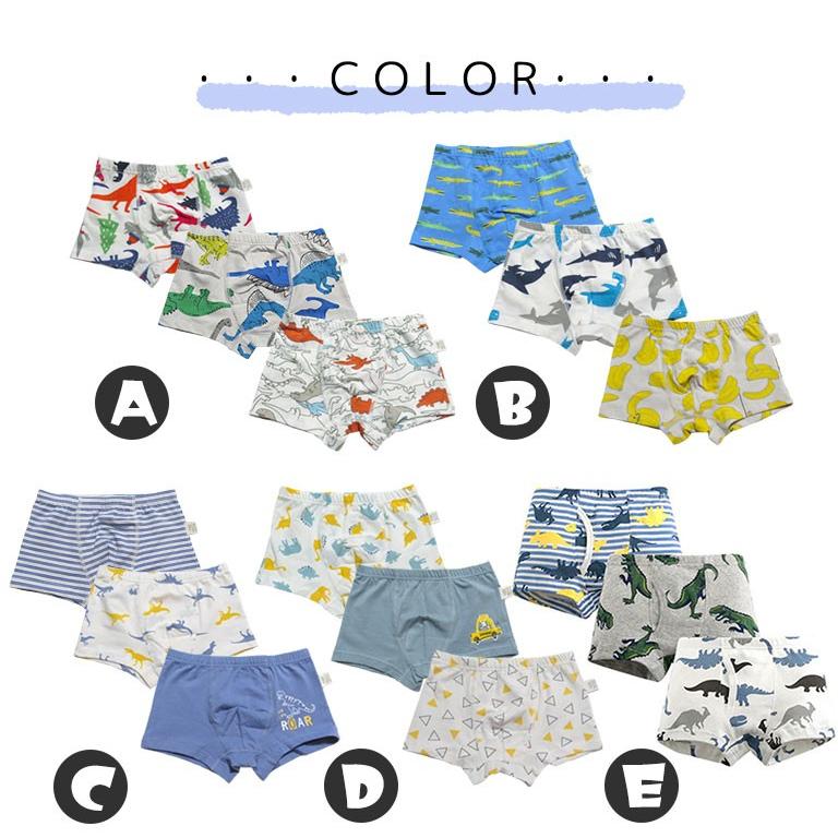 ショーツ キッズ 男の子 3枚セット 下着 ボクサー ブリーフ コットン インナー 綿 パンツ 子供 かわいい おしゃれ 返品不可 dk077 |  | 05