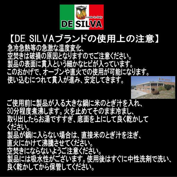 イタリア デ・シルバ社製 RD20cmオーバル 楕円形 赤 直火対応