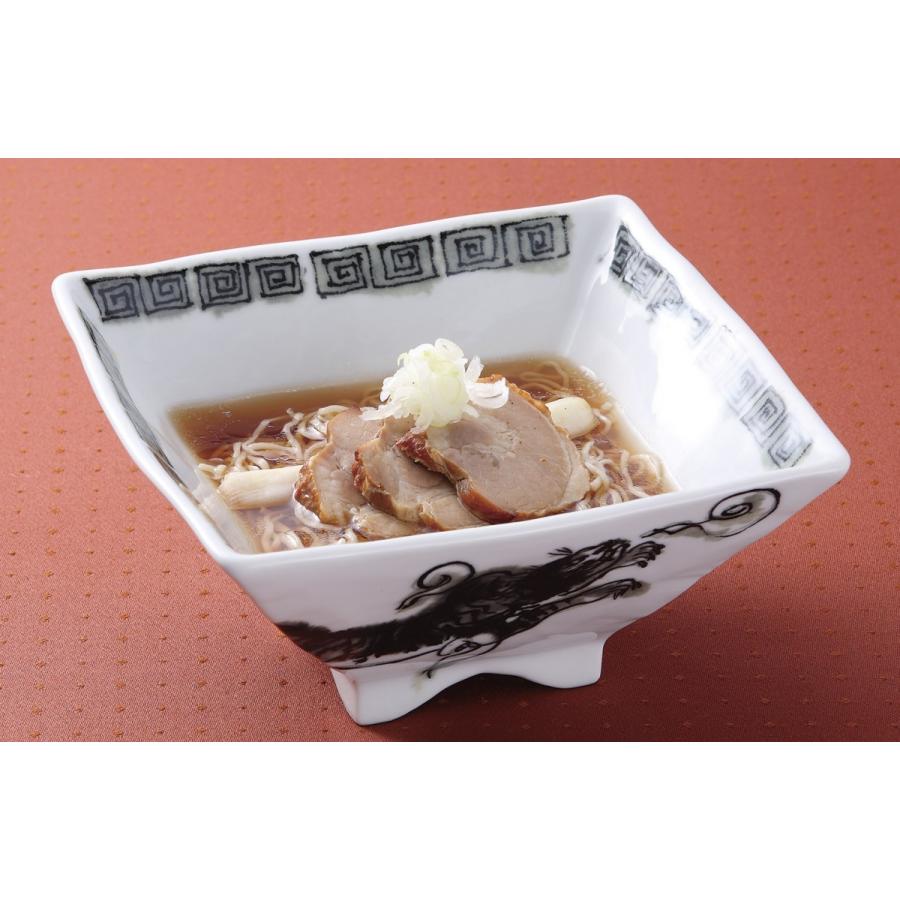 龍虎黒 7.0四角丼 どんぶりラーメン鉢うどん丼 陶器磁器の食器