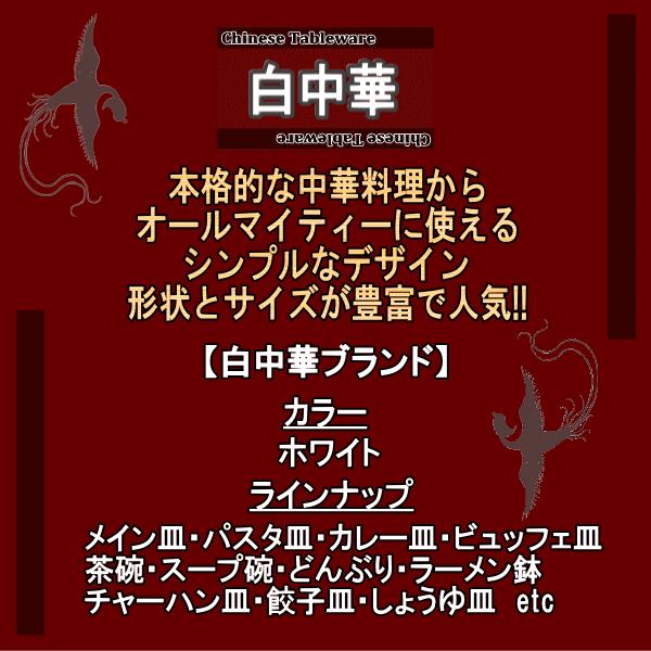 白中華　13cm深皿　陶器磁器の食器　おしゃれな業務用洋食器　お皿中皿深皿｜deardishbasara｜02