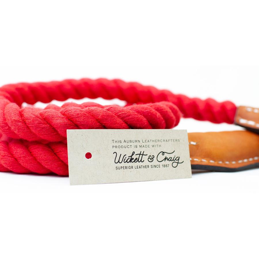 オーバーン コットンロープリーシュ M 直径約1.3cm 長さ180cm 大型犬 ロープリード 丈夫 天然コットン 真鍮使用 海外ブランド 輸入 セール |  | 13