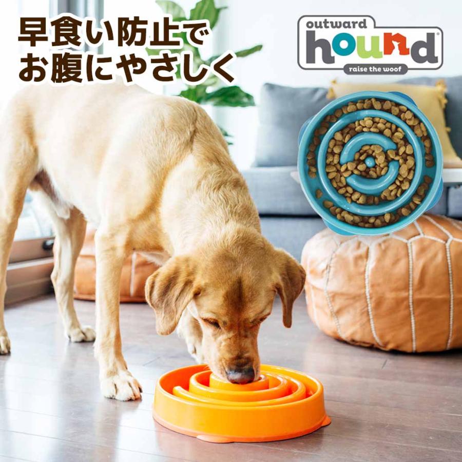 Outward Hound ファン＆スロウフィーダーボウル ミニ 2カップ アウト