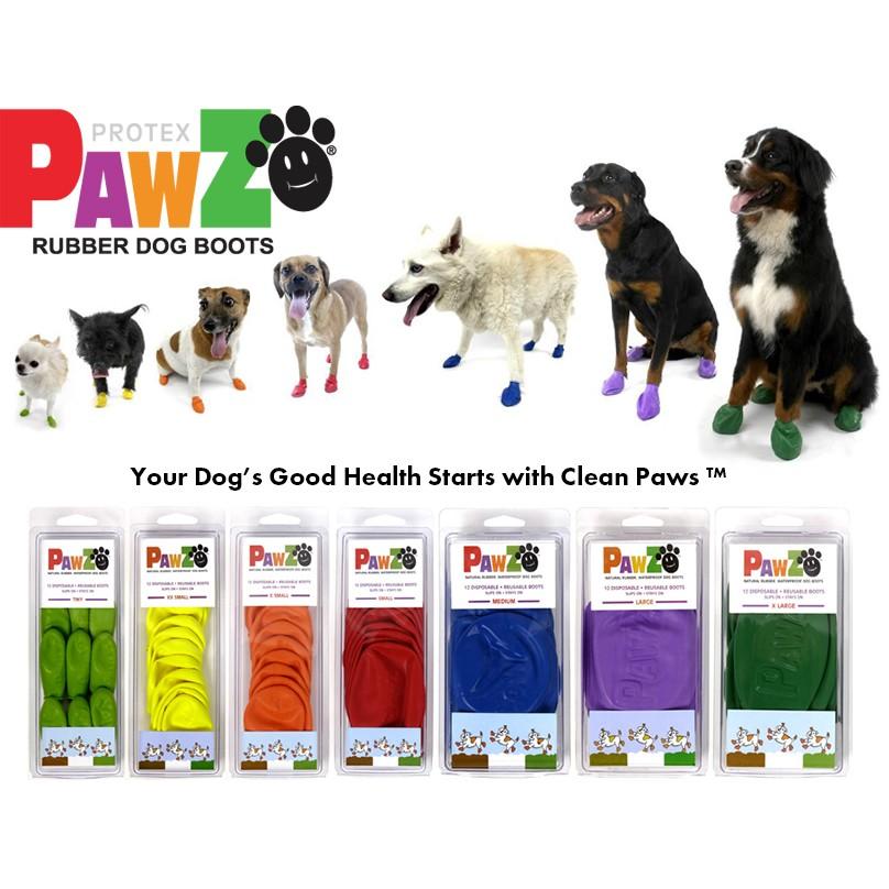 Pawz ラバードッグブーツ Lサイズ 12枚入 4本足3回分 パープル 大型犬向け 犬用 ブーツ ポウズ パウズ アウトドア 肉球 保護 滑り止め Pawz Boots L Dear Dogs 犬のセレクトショップ 通販 Yahoo ショッピング