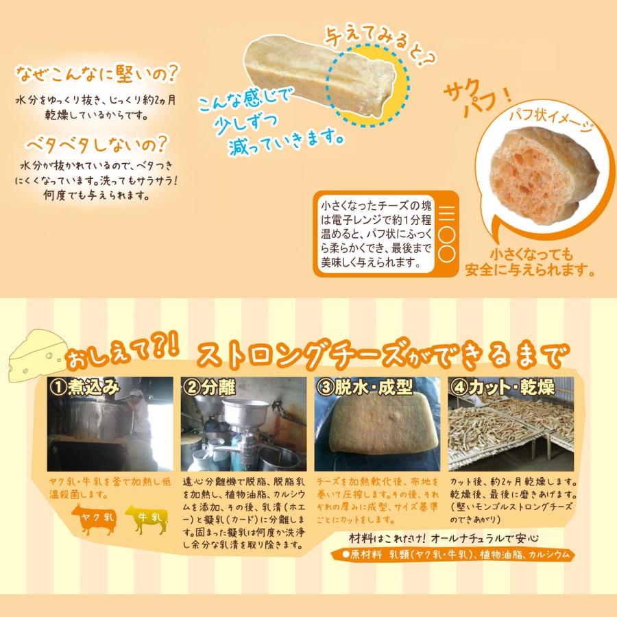 ペッツルート モンゴルストロングチーズ S 1本 犬用 おやつ チーズ系