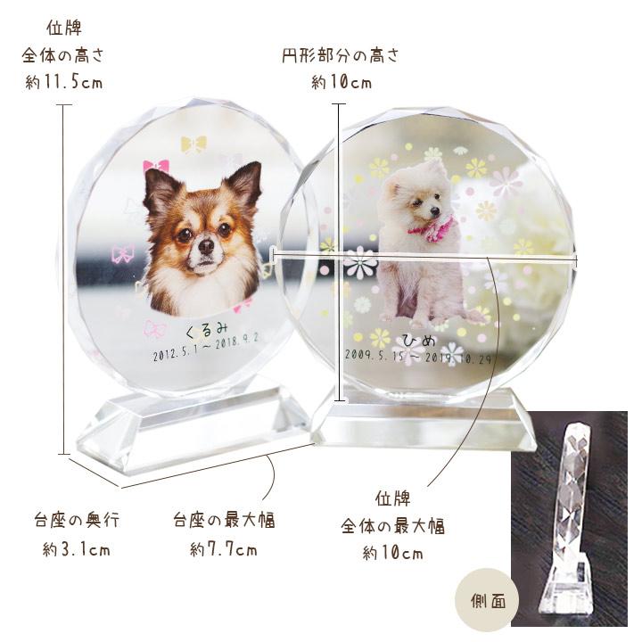 ペット位牌 サークル クリスタル 両面タイプ ペットメモリアル ペット供養 犬 猫 うさぎ 小動物 ガラス かわいい きれい おしゃれ 透明 特製BOX付 :lu0014-1:ペット仏壇・仏具のディアペット - 通販 - Yahoo!ショッピング ペット位牌 サークル クリスタル 両面タイプ ペットメモリアル ペット供養 犬 猫 うさぎ 小動物 ガラス かわいい きれい おしゃれ 透明 特製BOX付 :lu0014-1:ペット仏壇・仏具のディアペット - 通販 - Yahoo!ショッピング