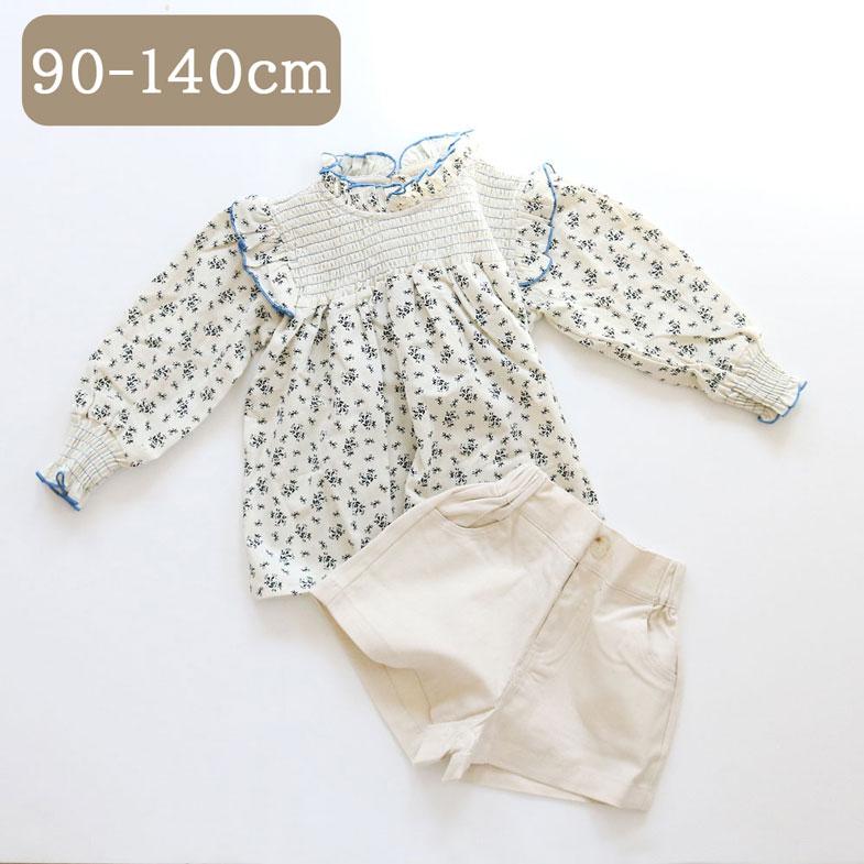 子供 女の子 トップス 花柄 ブラウス ペディセル ブルー 長袖 春 秋 ロンt Tシャツ 韓国子供服 90 100 110 1 130cm 送料無料 Tp K80 018 Pedicellblueshirt Dearque 通販 Yahoo ショッピング