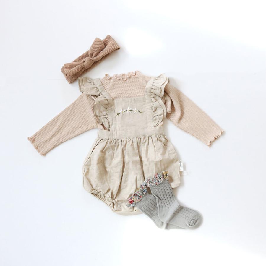 ベビー リブ フリル トップス 赤ちゃん トレーナー 薄手 長袖 春 秋 女の子 赤ちゃん キッズ 子供 韓国子供服 70 80 90 100 シンプル 無地 保育園 送料無料 |  | 06