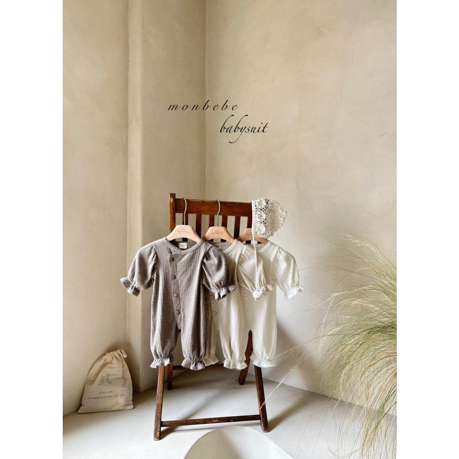 【monbebe】 newborn 退院服 monbebe ロンパース 新生児服 退院着 selena suit ベビー