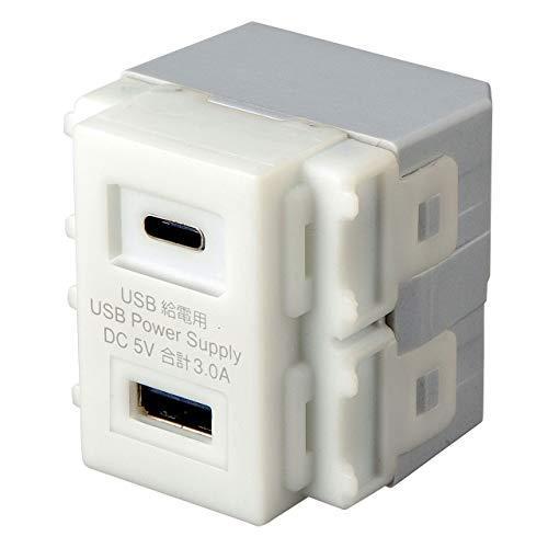 5日以内発送 サンワサプライ 埋込USB給電用コンセント (TYPEC搭載) TAP-KJUSB1C1W CDメディア