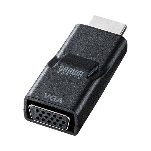 サンワサプライ HDMI-VGA変換アダプタ (HDMIオス-ミニD-sub15pinメス) AD-HD16VGA
