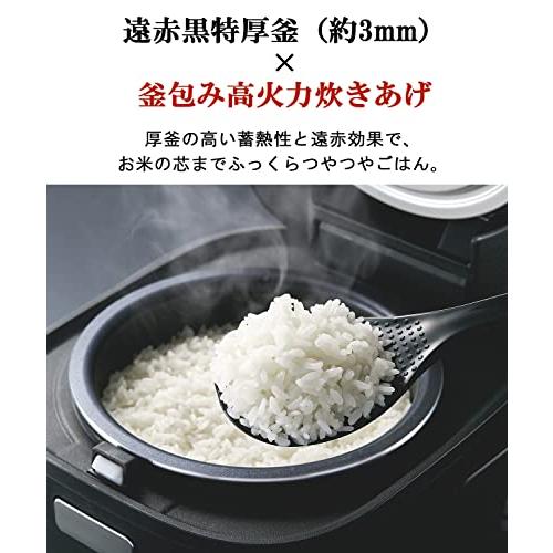 炊飯器 タイガー魔法瓶(TIGER) 3合 一人暮らし用 マイコン 極うまメニュー 冷凍ごはんメニュー パンメニュー 調理メニュー付き 炊きたて｜dearshoes｜02