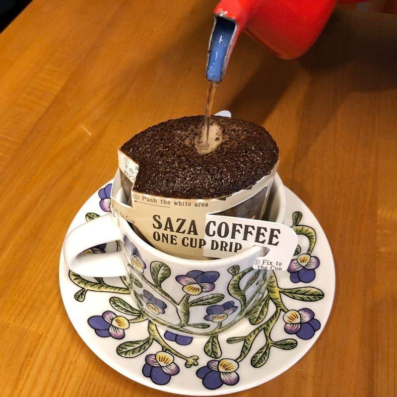 サザコーヒー 1杯取りコーヒー サザカップオン 将軍珈琲 12g×100枚セット 1杯取りコーヒー サザカップオン 将軍珈琲 12g×100枚セット