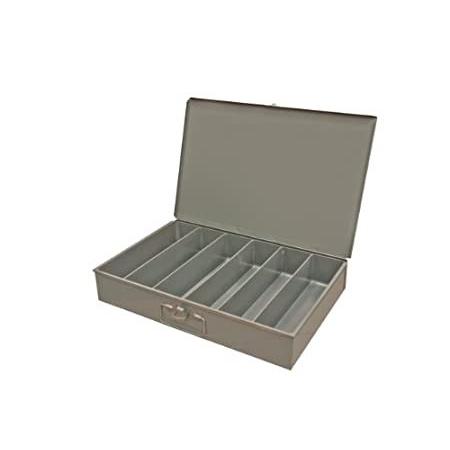 【楽ギフ_のし宛書】 Durham 117-95 Hei 3" x Width 18" Box, Vertical Large Steel Rolled Cold Gray ツールボックス