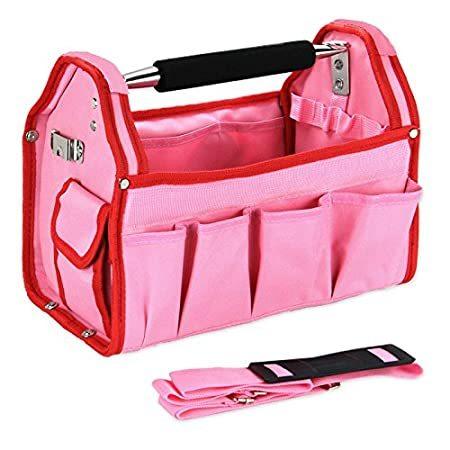 100％品質 Tool Multi Ladies Storage (Pink) Sided Hard - Bag Caddy ツールボックス