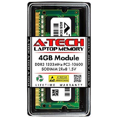 一番の A-Tech 4GB RAM Replacement for Kingston KVR1333D3S9/4G | DDR3 1333MHz PC3-1 メモリー 一番の A-Tech 4GB RAM Replacement for Kingston KVR1333D3S9/4G | DDR3 1333MHz PC3-1 メモリー