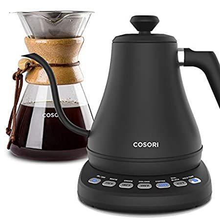 最新作の COSORI Electric Gooseneck Kettle with 5 Variable Presets, Pour Over Coffee ヤカン、ケトル