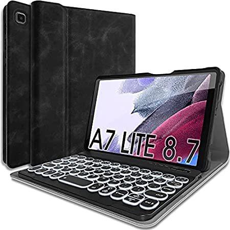 おすすめネット Wineecy キーボードケース Samsung Galaxy Tab A7 Lite 8.7インチ 2021(SM-T220/T225)用 7色 バ その他キーボード、アクセサリー