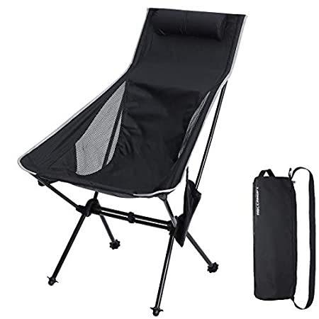 絶妙なデザイン Ultralight ABCCANOPY High Po Side Headrest, with Chair Camping Folding Back アウトドアチェア