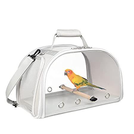 【SALE／58%OFF】 予約販売品 YUDODO Bird Carrier Lightweight Pet Parrot Travel Cage Portable Clear View neversleepbook.com neversleepbook.com