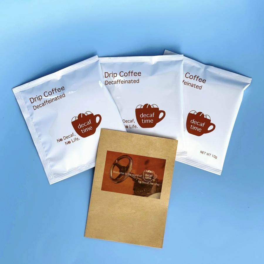 ＜送料無料＞＜他商品と同梱不可＞デカフェドリップコーヒー３個 ＜ご自宅用＞ カフェインレス コーヒー 自宅用 お礼 結婚式 プチギフト ブライダル |  | 01