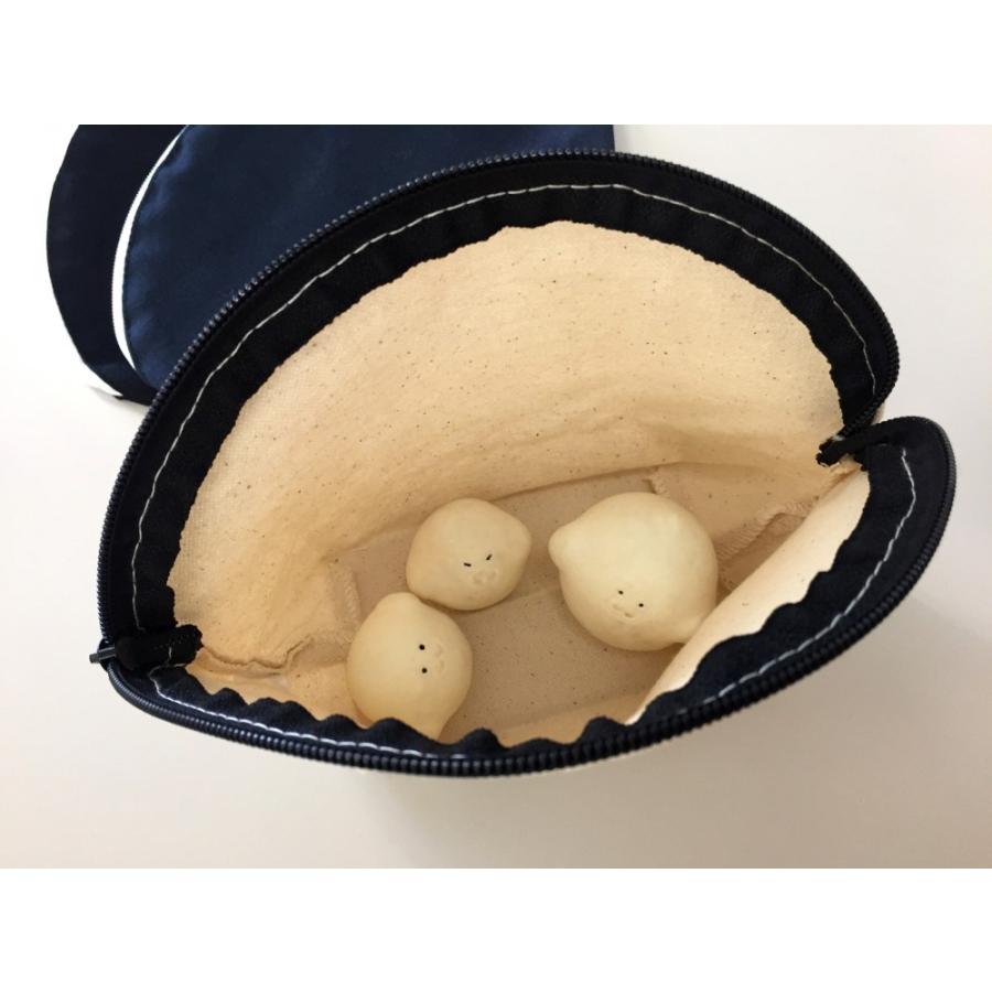 ラウンドポーチ（千葉）　地元　選べるカラー　プリント　シンプル　キャンバス生地 |  | 02