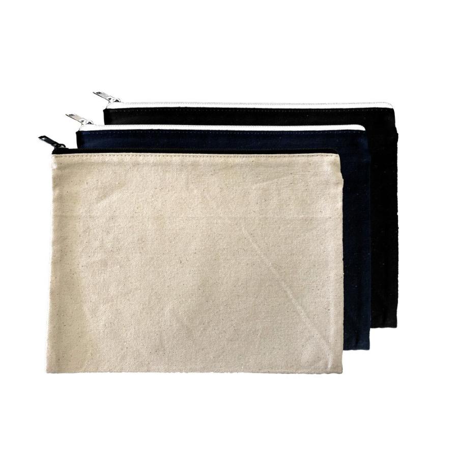 ビッグフラットポーチ（千葉）　地元　選べるカラー　プリント　シンプル　キャンバス生地 |  | 01