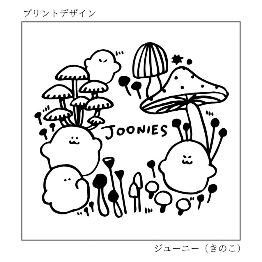 ラウンドポーチ（きのこ）　ジューニー　選べるカラー　プリント　シンプル　キャンバス生地 |  | 05