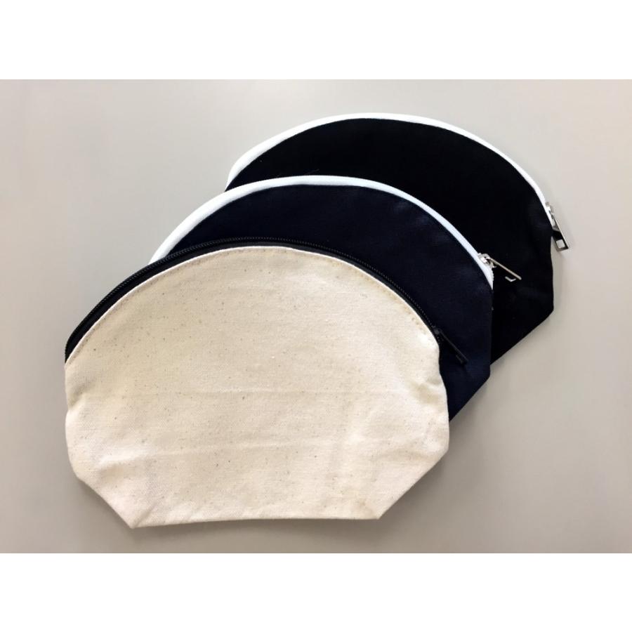 ラウンドポーチ（ふじさん）　ジューニー　富士山　選べるカラー　プリント　シンプル　キャンバス生地 |  | 01