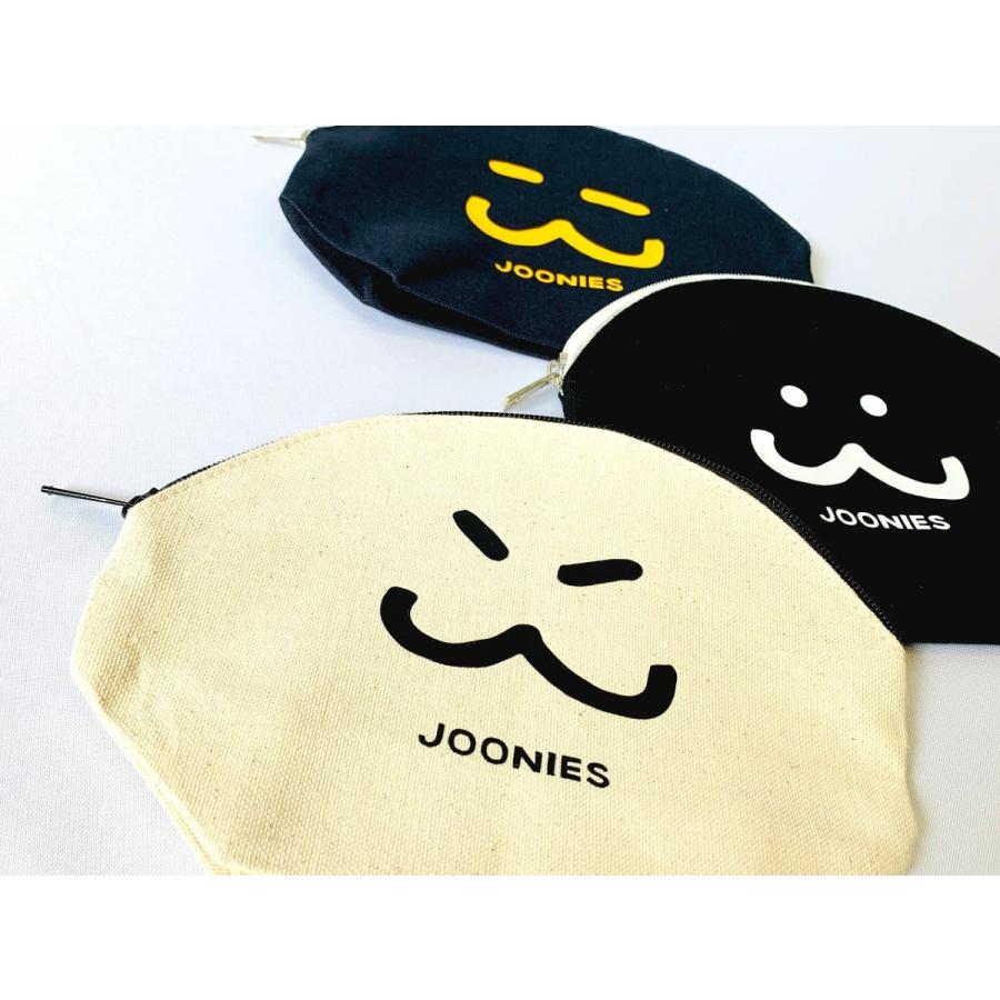 ラウンドポーチ（フェイス）　ジューニー　選べるカラー　プリント　シンプル　キャンバス生地 |  | 06