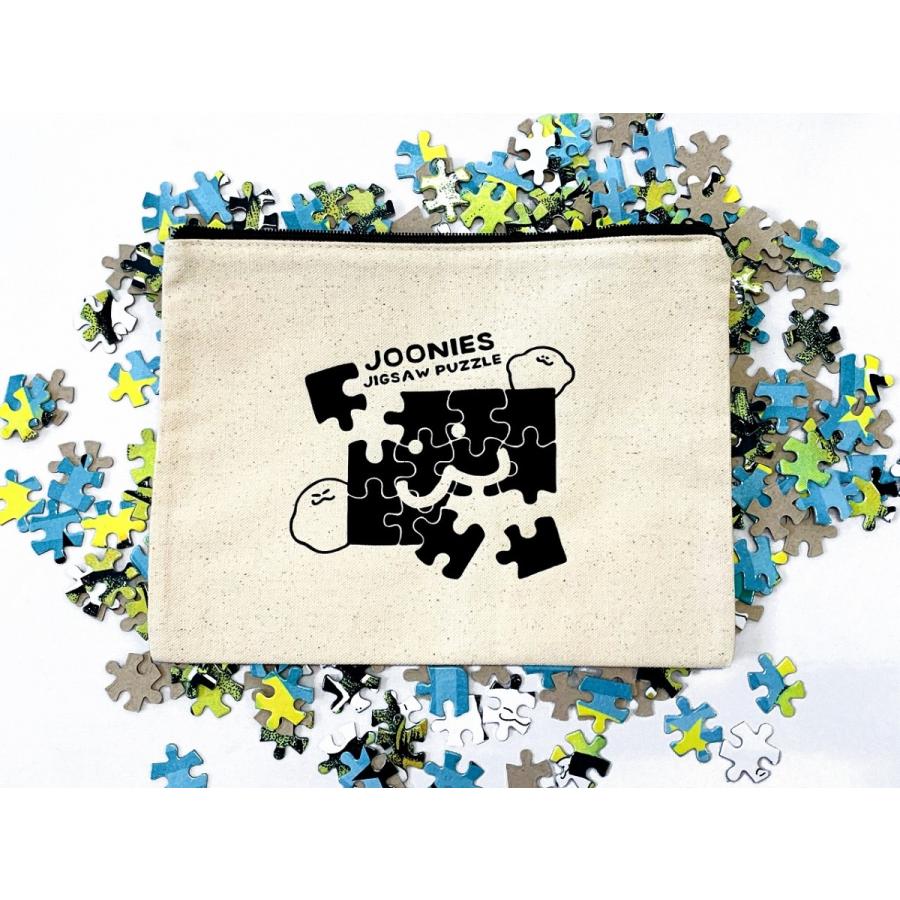 JOONIES ポーチ＆パズルセット　ジグソーパズル　300ピース　フラットポーチ　ジューニー　選べるカラー　キャンバス生地　キャラクター |  | 01
