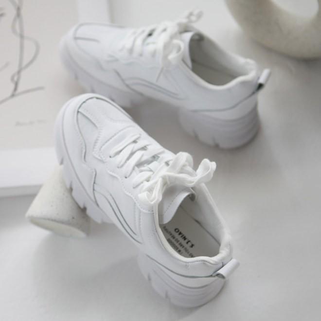 ダッドスニーカー レディース 厚底 ホワイト 婦人靴 シューズ ダッドシューズ O 1232 Deciliter デシリットル 通販 Yahoo ショッピング