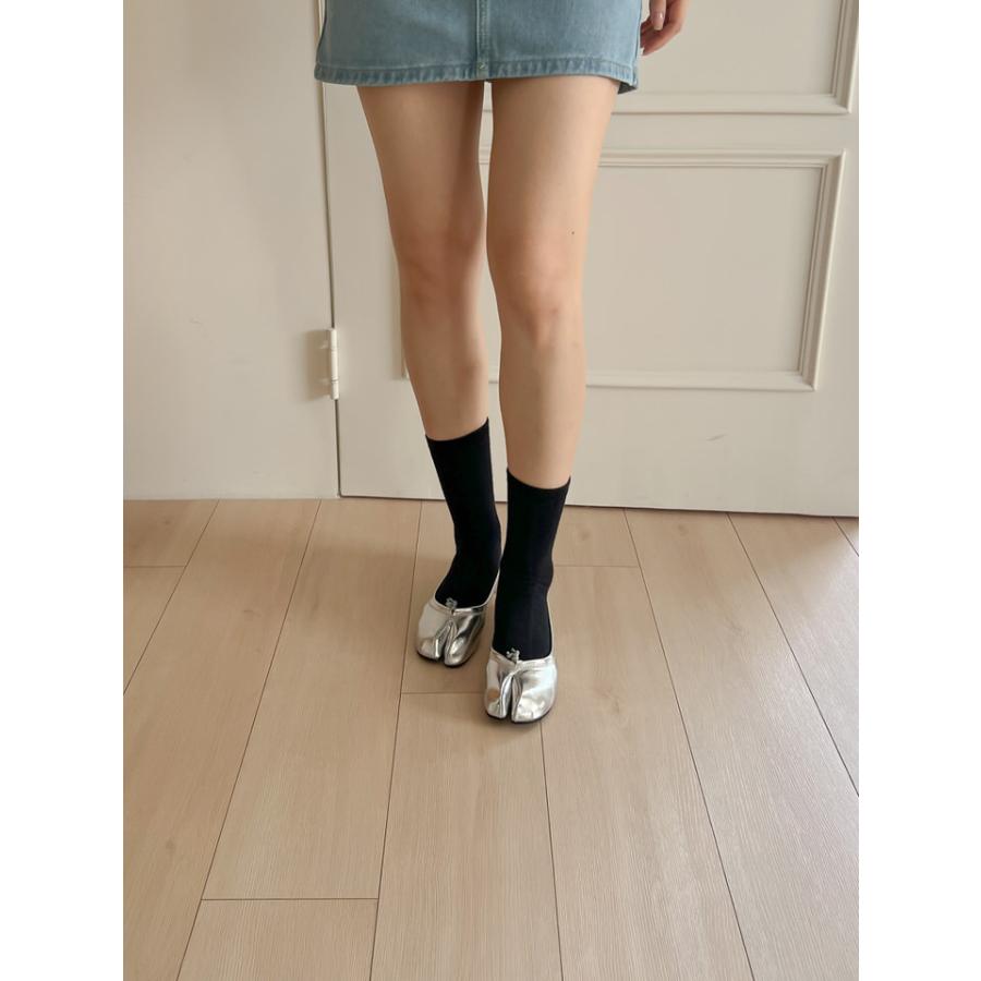 足袋 パンプス フラットシューズ バレエシューズ レディース 先割れ