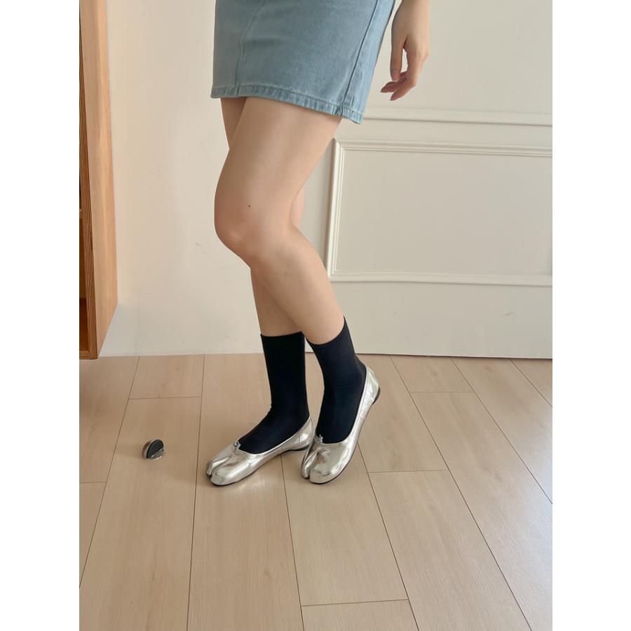 足袋 パンプス フラットシューズ バレエシューズ レディース 先割れ