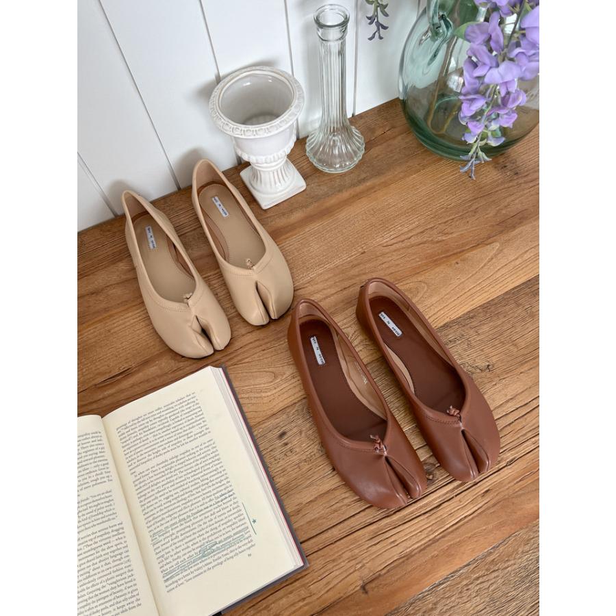 足袋 パンプス フラットシューズ バレエシューズ レディース 先割れ