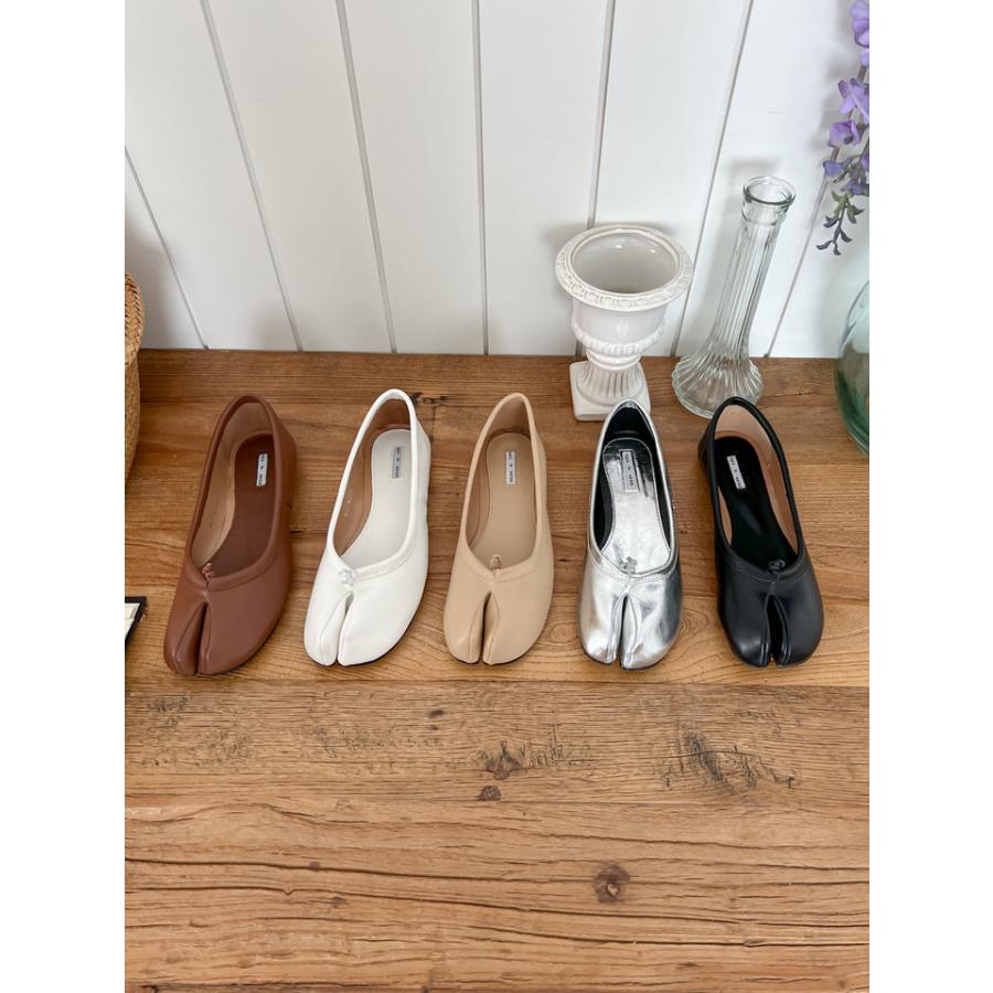 足袋 パンプス フラットシューズ バレエシューズ レディース 先割れ