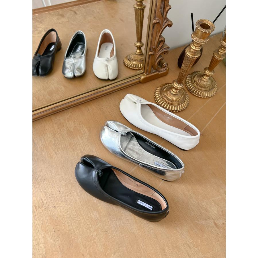 足袋 パンプス フラットシューズ バレエシューズ レディース 先割れ