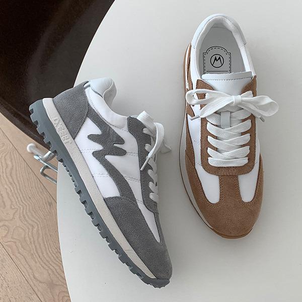 値引きする スニーカー 牛革 ローカット 厚底 レディース フラット シンプル カジュアル 灰色 茶色 グレー ブラウン 婦人靴 スリッポン スポーツ 歩きやすい 安い 韓国 期間限定 30 Off Sakrsjk Com