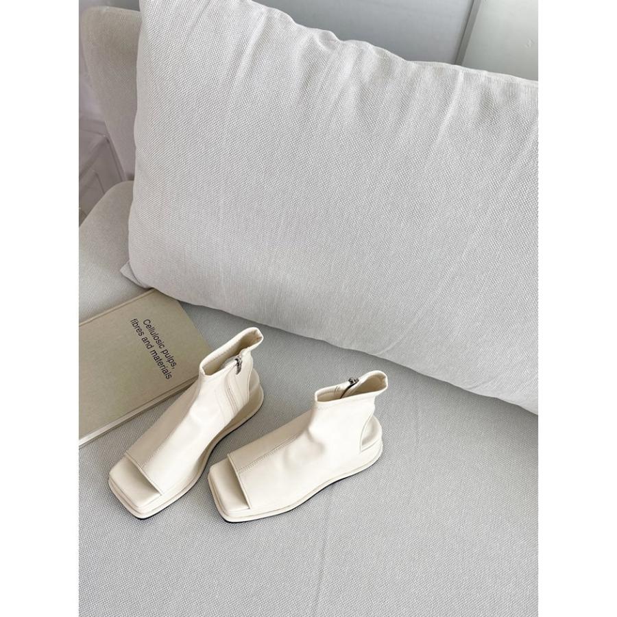 ブーツ風厚底サンダル　お洒落8cm厚底 サンダル サマーブーツ ブーツサンダル ショートブーツ 厚底