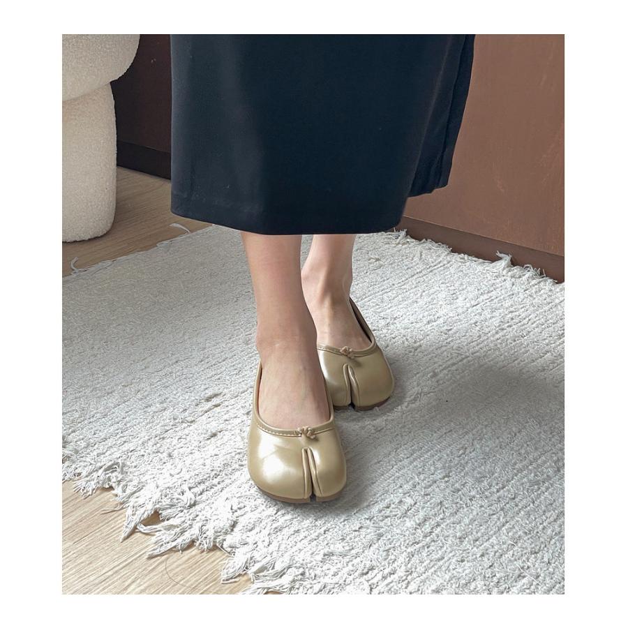 足袋 パンプス フラットシューズ バレエシューズ レディース 先割れ